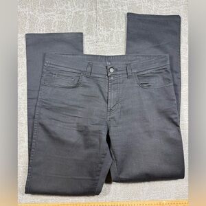 Versace Gray Mens Casual Slim Straight Pant Mulberry Size 34